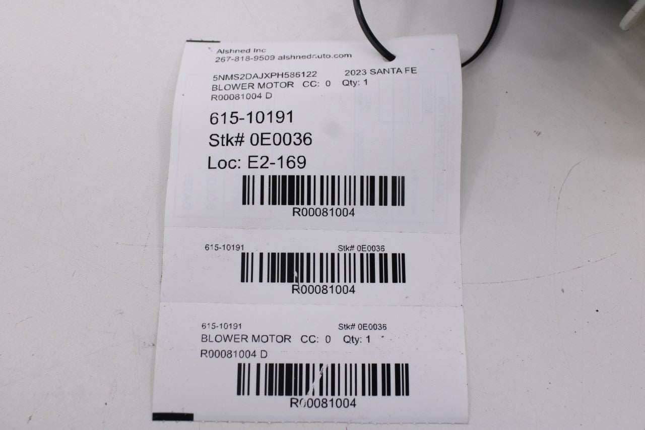 2021-2023 Hyundai Santa Fe SEL 2.5L AC Heater HVAC Blower Motor Fan 97113-P2000 - Alshned Auto Parts
