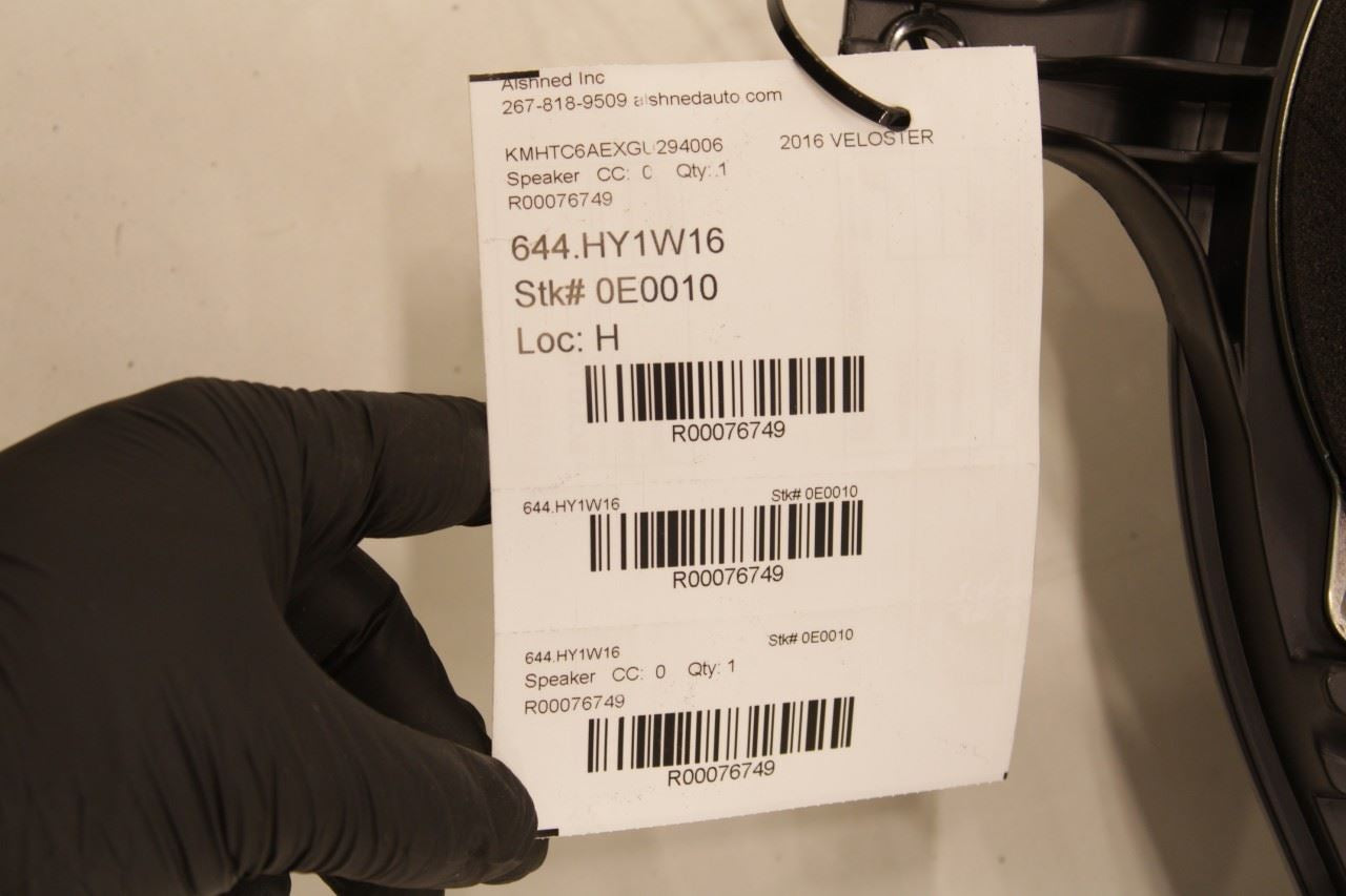 2011-2017 Hyundai Veloster Turbo Rear Trunk Audio Speaker Subwoofer 96380-2V100 - Alshned Auto Parts