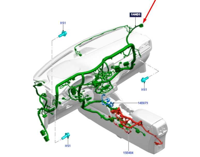 2024 Ford Escape ST Dash Instrument Panel Wire Harness RZ1T-14401-KN OEM *ReaD* - Alshned Auto Parts