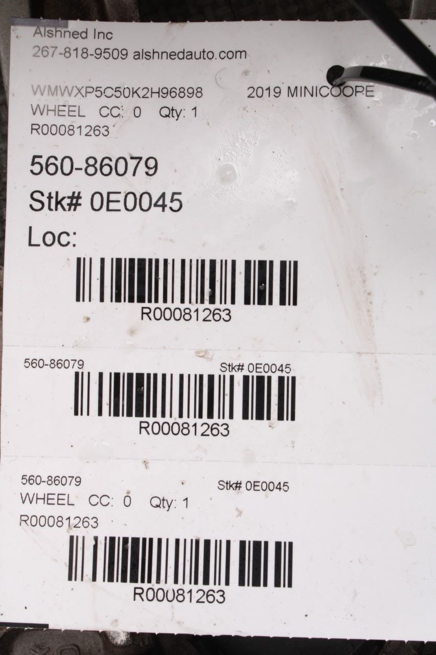 14-24 Mini Hardtop Cooper Aluminum Wheel R16x6.5J ET:54 5 Loop Spoke 6855103 OEM11