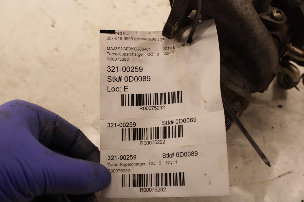 2018-2022 Ford Ecosport SE 1.0L Engine Motor Turbocharger 34K CM5Z-6K682-L OEM - Alshned Auto Parts