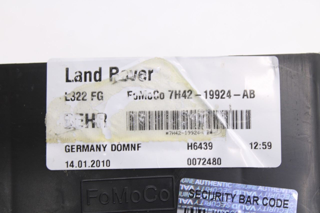2007-2012 Land Rover Range Rover HSE Rear HVAC Heater Blower Motor JNB500011 OEM7