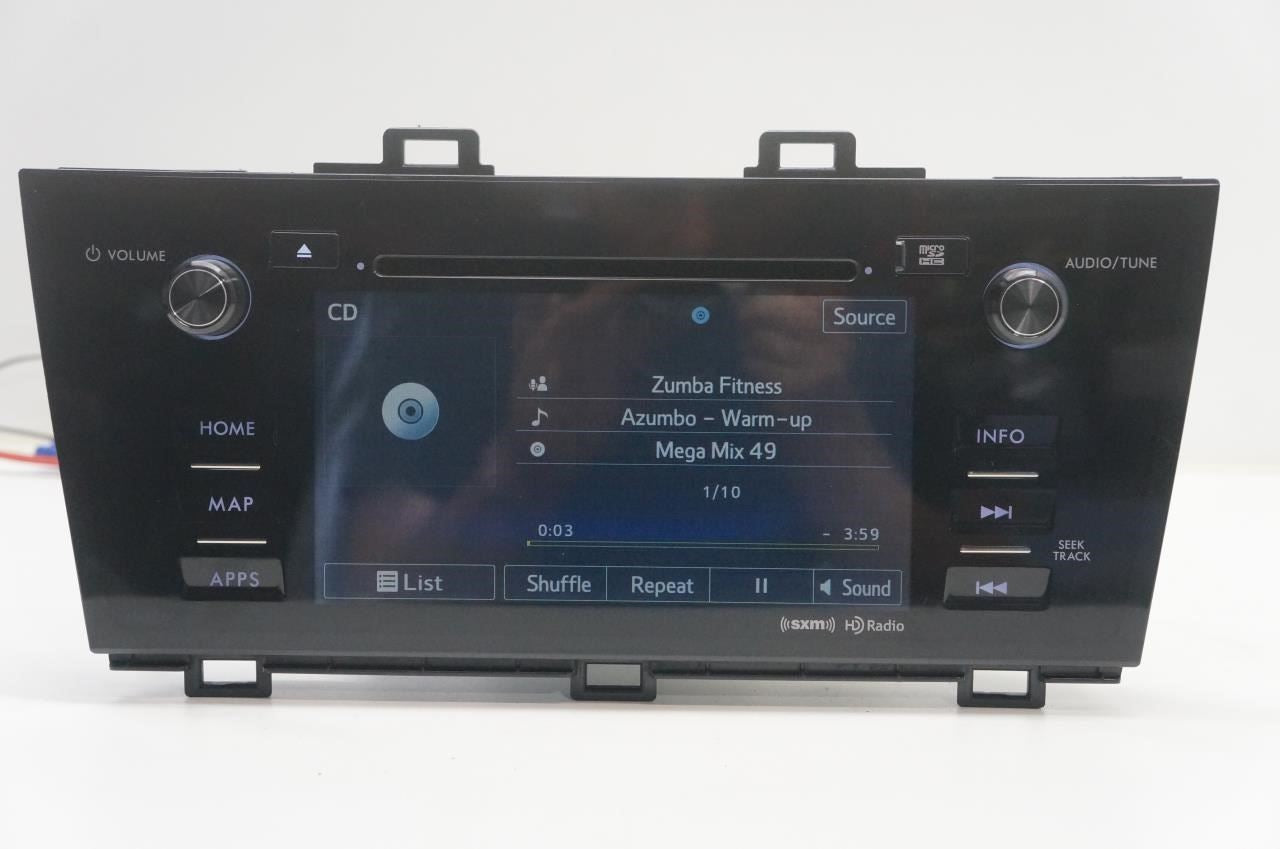 2016 Subaru Legacy Fujitsu Ten Navi Audio Radio CD Player Receiver with Display - Alshned Auto Parts
