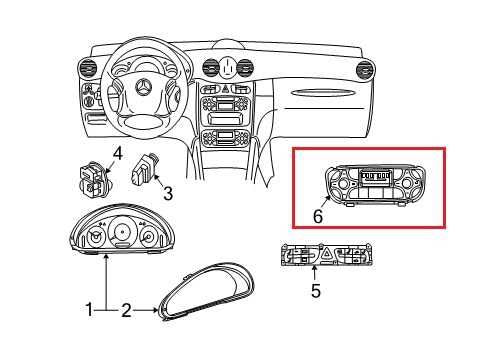 2006-2009 Mercedes-Benz CLK350 Dash AC Heater Climate Control Panel 20383044851