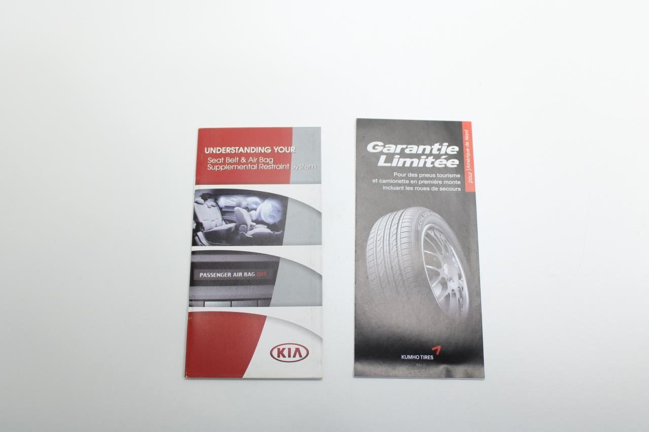 2014 Kia Sorento Owners Manual Set with Case A2PO-EUJOG OEM - Alshned Auto Parts