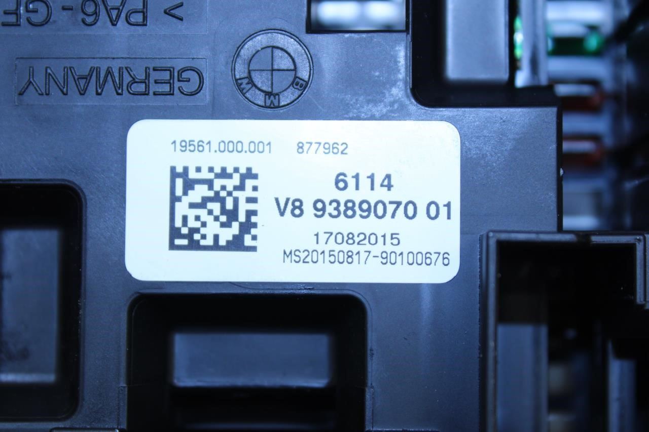 15-16 BMW 435i Gran Coupe RR Trunk Power Distribution Fuse Relay Box 61149259466 - Alshned Auto Parts