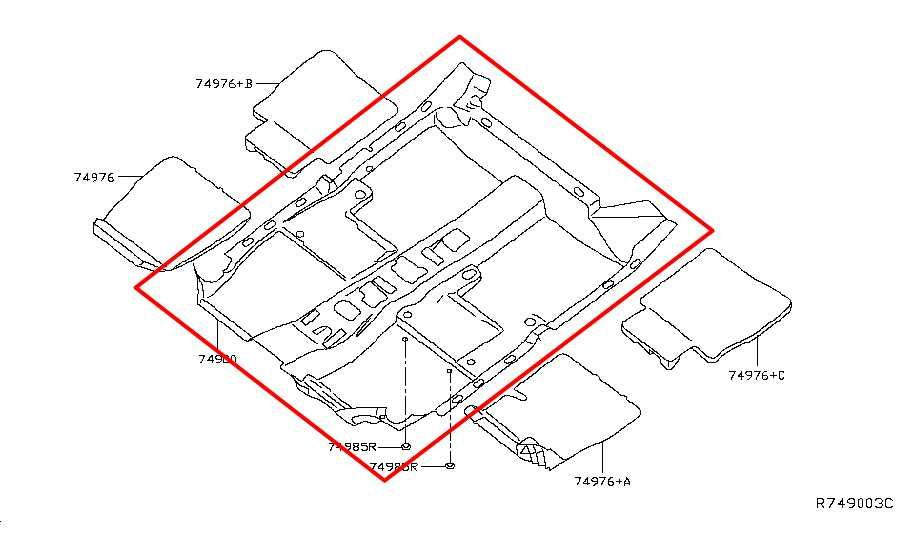 2014-18 Nissan Sentra SV 1.8L Front and Rear 2nd Row Floor Interior Carpet Liner1