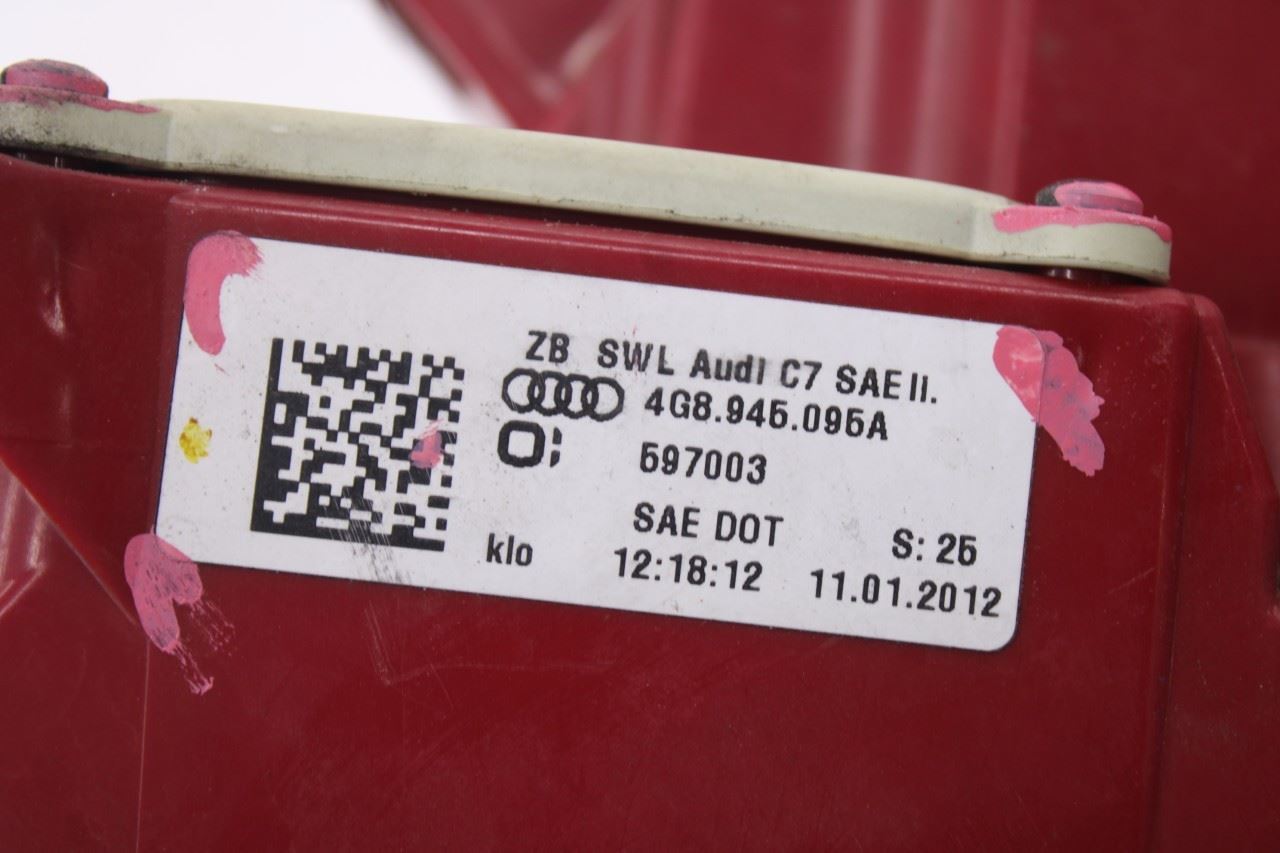 2012-2015 Audi A7 Premium Rear Left Driver Side Tail Light Lamp 4G8-945-095-A7