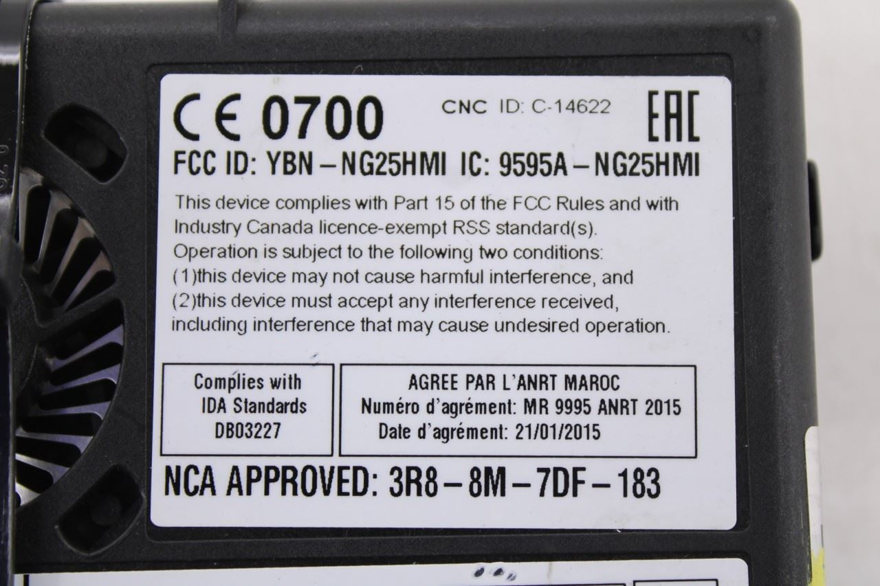 16-2017 Buick Lacrosse Premium Infotainment Display HMI Control Module 840968171