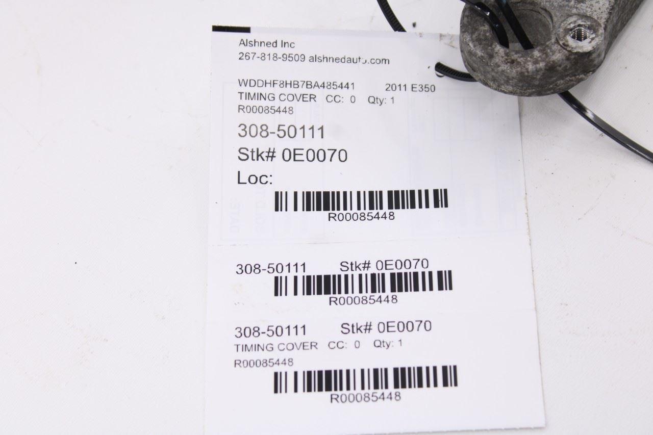 2006-2011 Mercedes-Benz E 350 Luxury 4Matic Engine Front Timing Chain Cover11