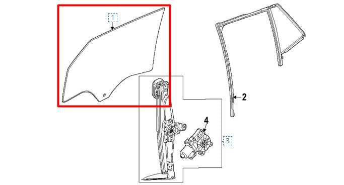 2024-25 Chevrolet Trax Rear Right Passenger Side Door Window Glass 42732433 OEM - Alshned Auto Parts