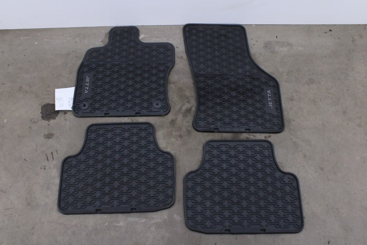 19-26 Volkswagen Jetta SE Front Rear RH Left Side All Weather Rubber Floor Mats - Alshned Auto Parts