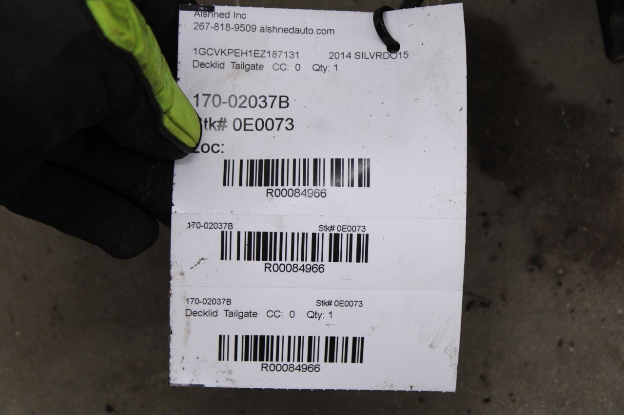 14-19 Chevrolet Silverado GMC Sierra 1500 Rear Tailgate Shell Panel 85685722 OEM11