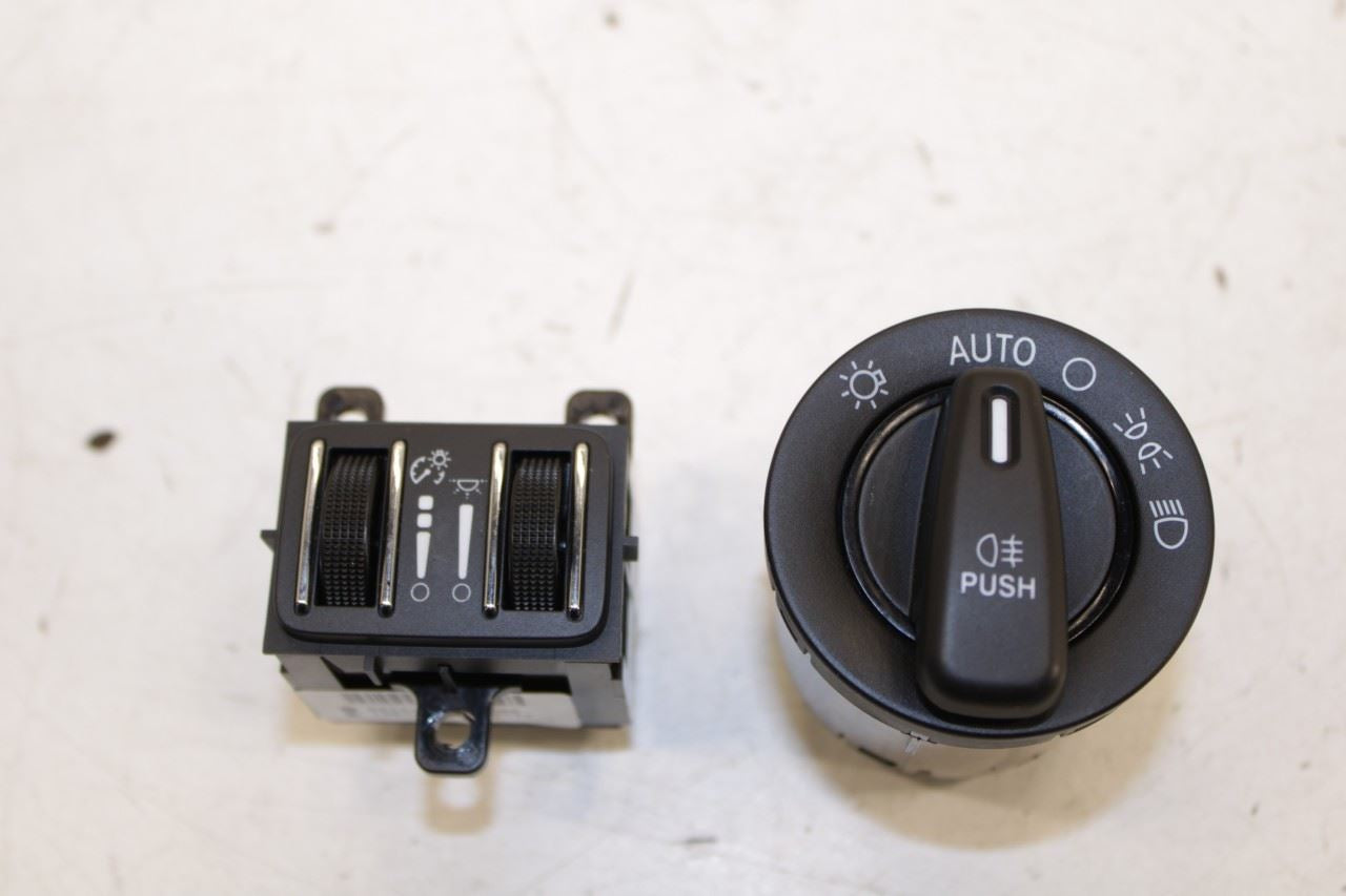 14-17 Maserati Ghibli S Q4 Front Dash Left Headlight Control Switch w/ Rheostat - Alshned Auto Parts