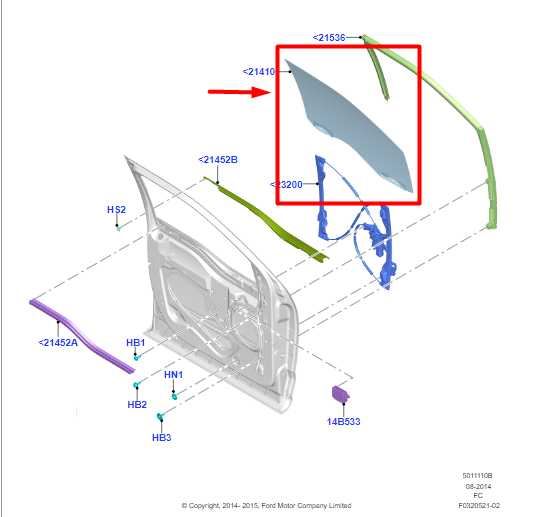 2015-2024 Ford F150 Front Left Driver Side Door Window Glass ML3Z-1521411-A OEM - Alshned Auto Parts