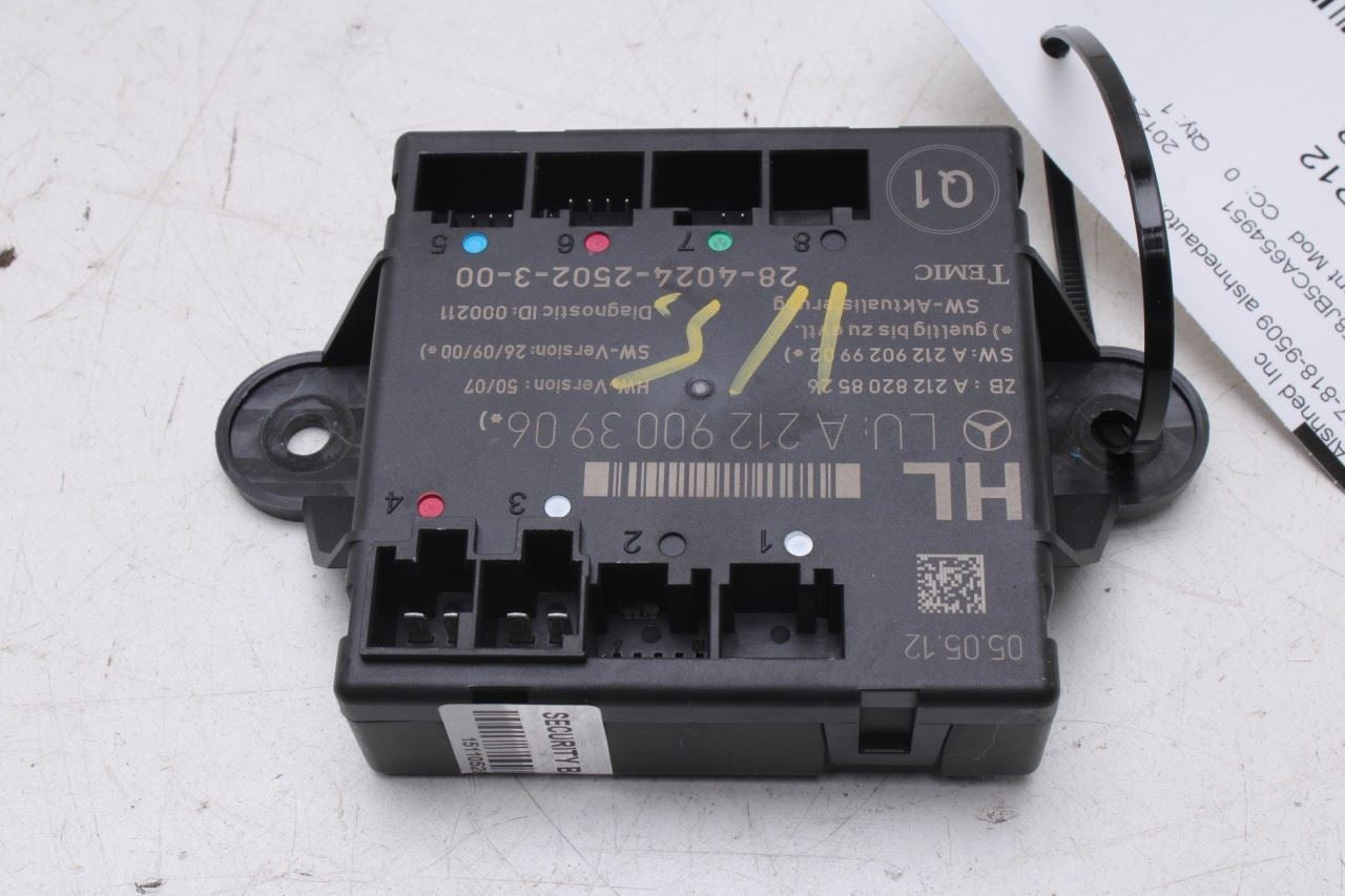 2010-2016 Mercedes-Benz E350 Sport 4MATIC Rear Left Door Control Module - Alshned Auto Parts