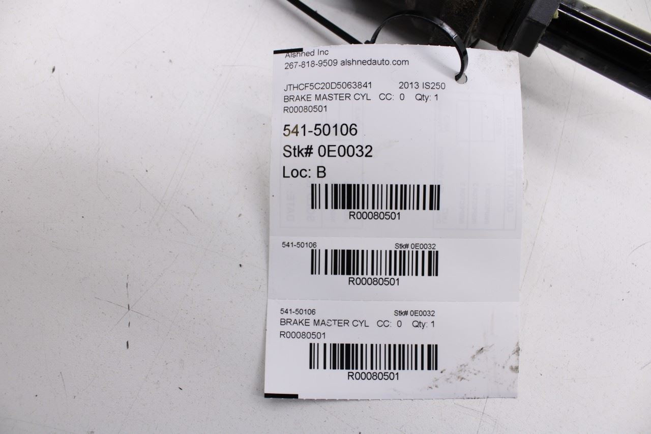 2006-2015 Lexus IS250 2.5L Brake Master Cylinder w/ Reservoir 47028-30030 OEM - Alshned Auto Parts