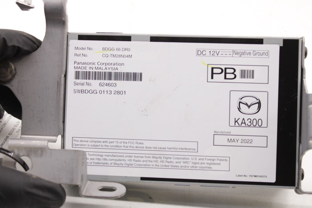 2019-2023 Mazda CX-9 Grand Touring Panasonic Audio Radio Tuner BDGG-66-DR0 OEM - Alshned Auto Parts