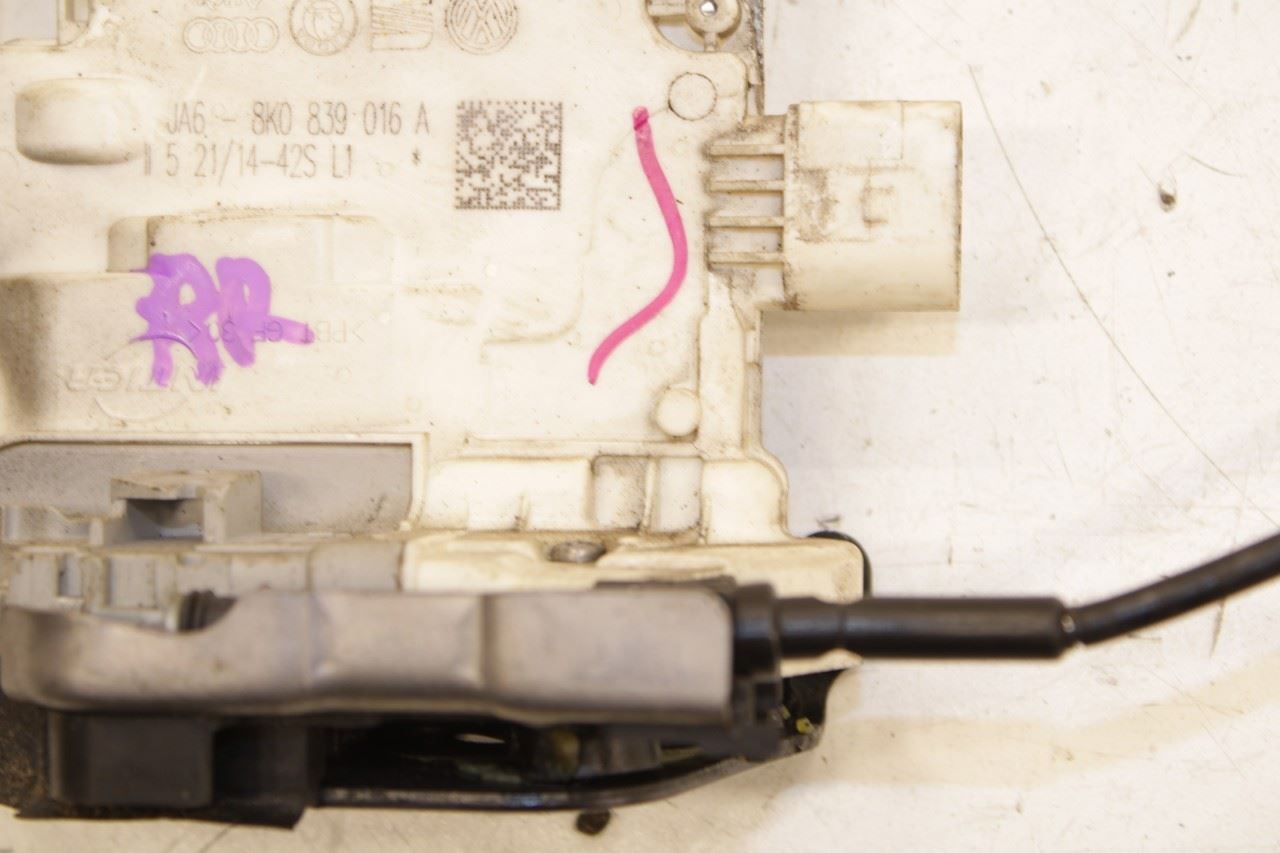 11-2018 Porsche Cayenne Platinum Rear Right Door Lock Latch Actuator 8K0839016A - Alshned Auto Parts