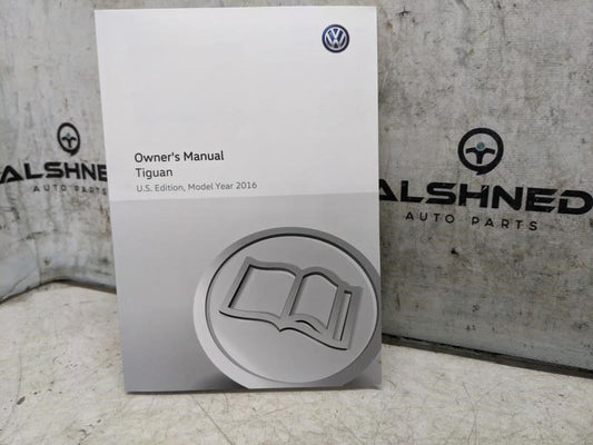 2016 Volkswagen Tiguan U.S. Edition Owners Manual Set with Case 5N0012723BB OEM - Alshned Auto Parts