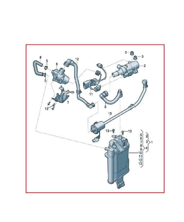 2022-2024 Volkswagen Jetta SE 1.5L Fuel Vapor Canister Assembly 5Q0-201-799-A - Alshned Auto Parts