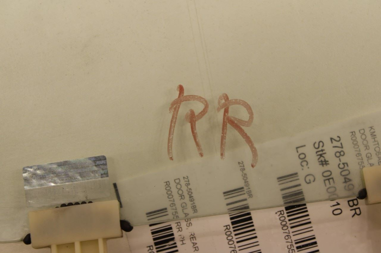 2011-2017 Hyundai Veloster Turbo Rear Right Door Window Glass 83421-2V000 OEM - Alshned Auto Parts