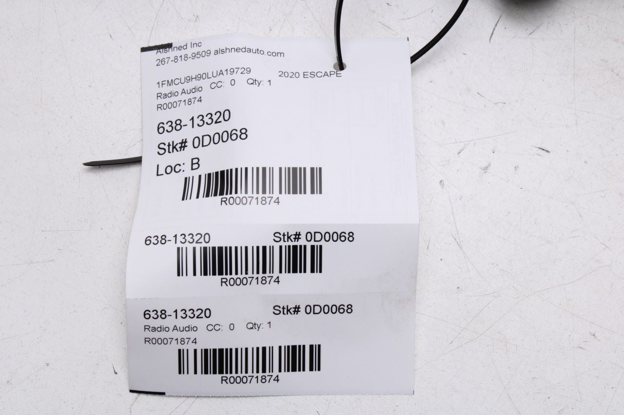 2020 Ford Escape SEL Dash Radio Faceplate Control Panel LJ6T-18K811-CA OEM - Alshned Auto Parts