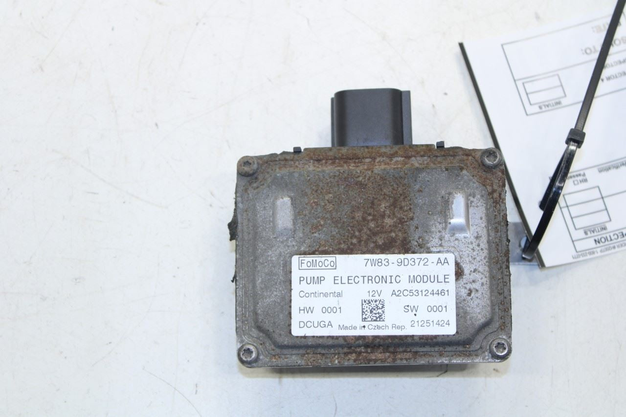 2012-2015 Jaguar XF Portfolio 5.0L Fuel Pump Control Module 7W83-9D372-AA OEM - Alshned Auto Parts