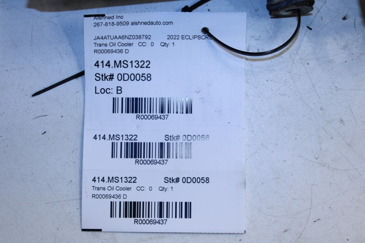 2018-25 Mitsubishi Eclipse Cross ES 1.5L 4WD Auto Transmission Oil Cooler *ReaD* - Alshned Auto Parts