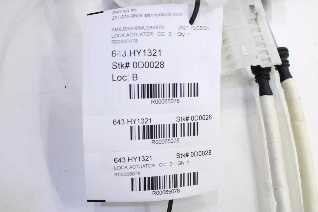 15-21 Hyundai Tucson Value Front Left Side Door Lock Latch Actuator 81310-D3010 - Alshned Auto Parts