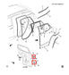 2018-2024 GMC Terrain Denali Rear Left Door Hinge Upper and Lower 13590931 OEM - Alshned Auto Parts