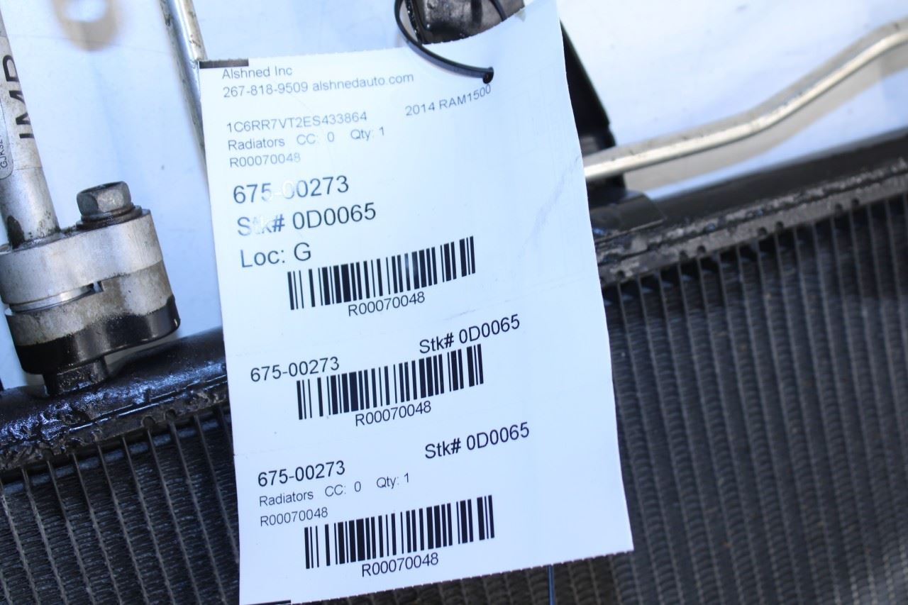 2011-2018 RAM 1500 Crew Cab Laramie 5.7L Air Conditioner AC Condenser - Alshned Auto Parts