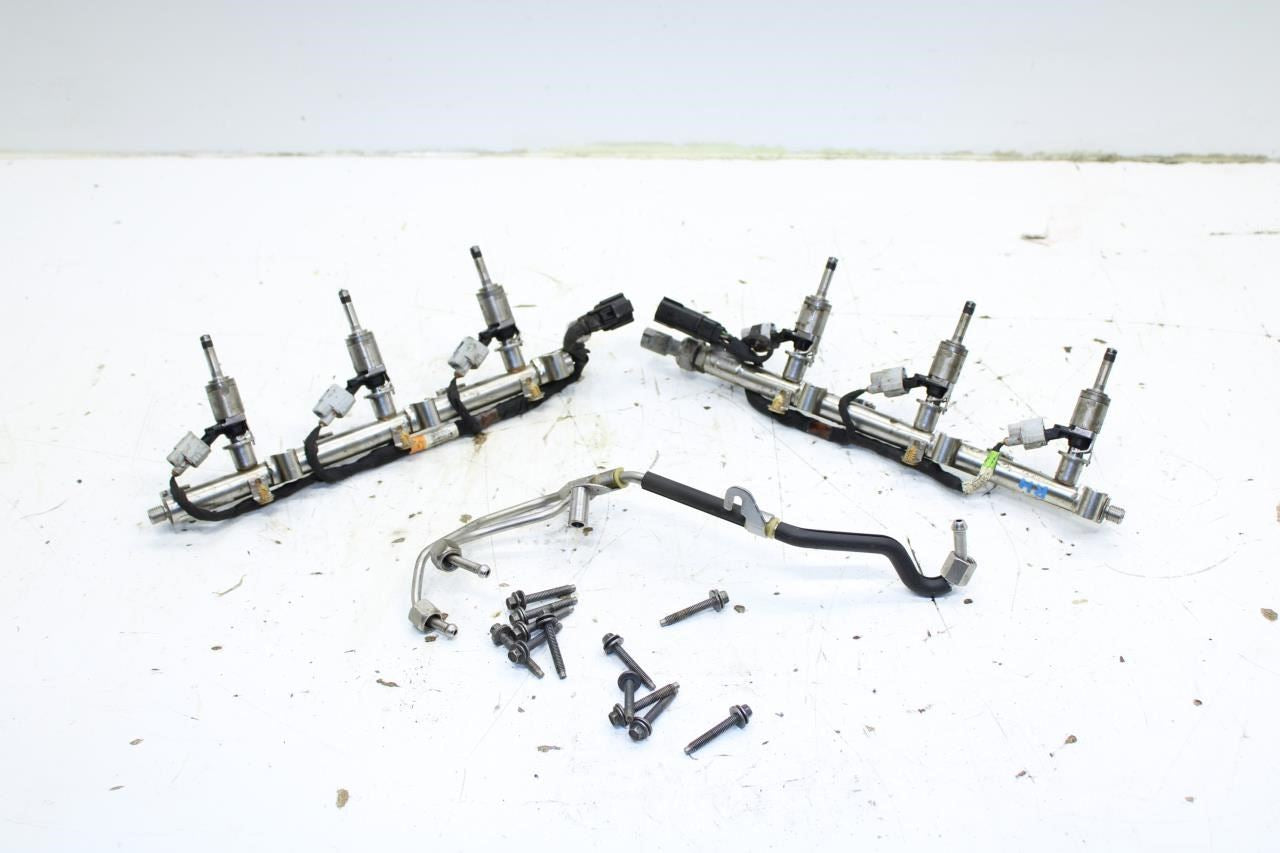 2011-2016 Ford F150 Platinum 3.5L turbo Engine Fuel Injectors w Rails Pair - Alshned Auto Parts