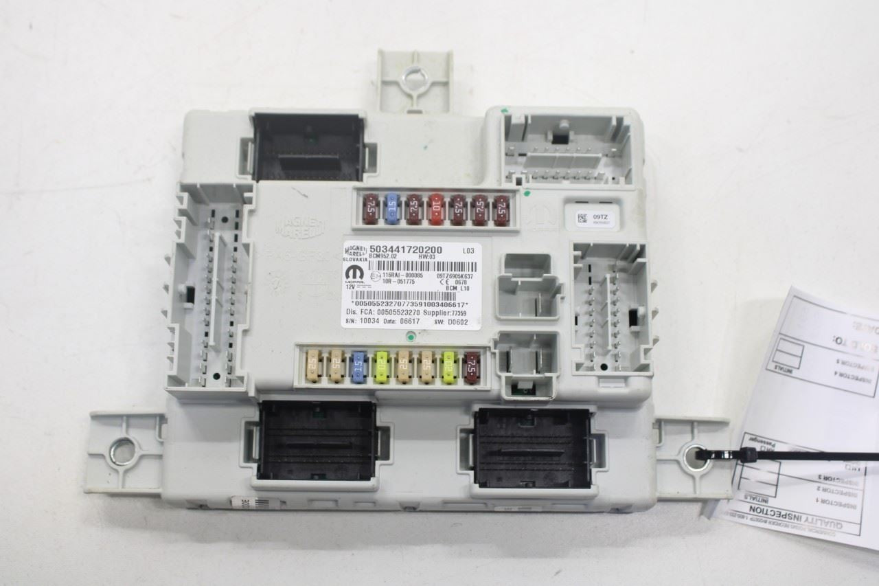 2017-2022 Alfa Romeo Giulia Ti AWD 2.0L Fuse Junction Box Body Control Module - Alshned Auto Parts