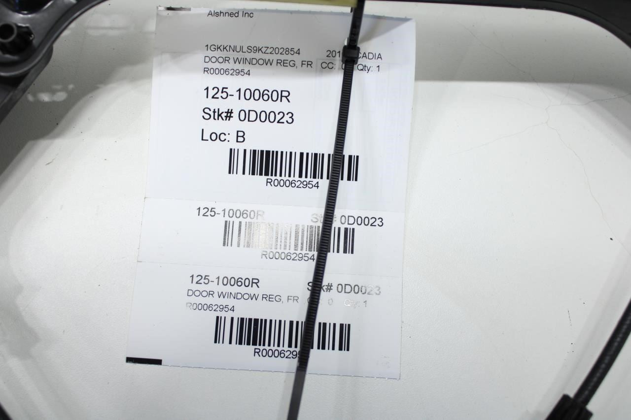 2017-2023 GMC Acadia SLT-1 Front Right Door Window Regulator w/ Motor 23100247 - Alshned Auto Parts