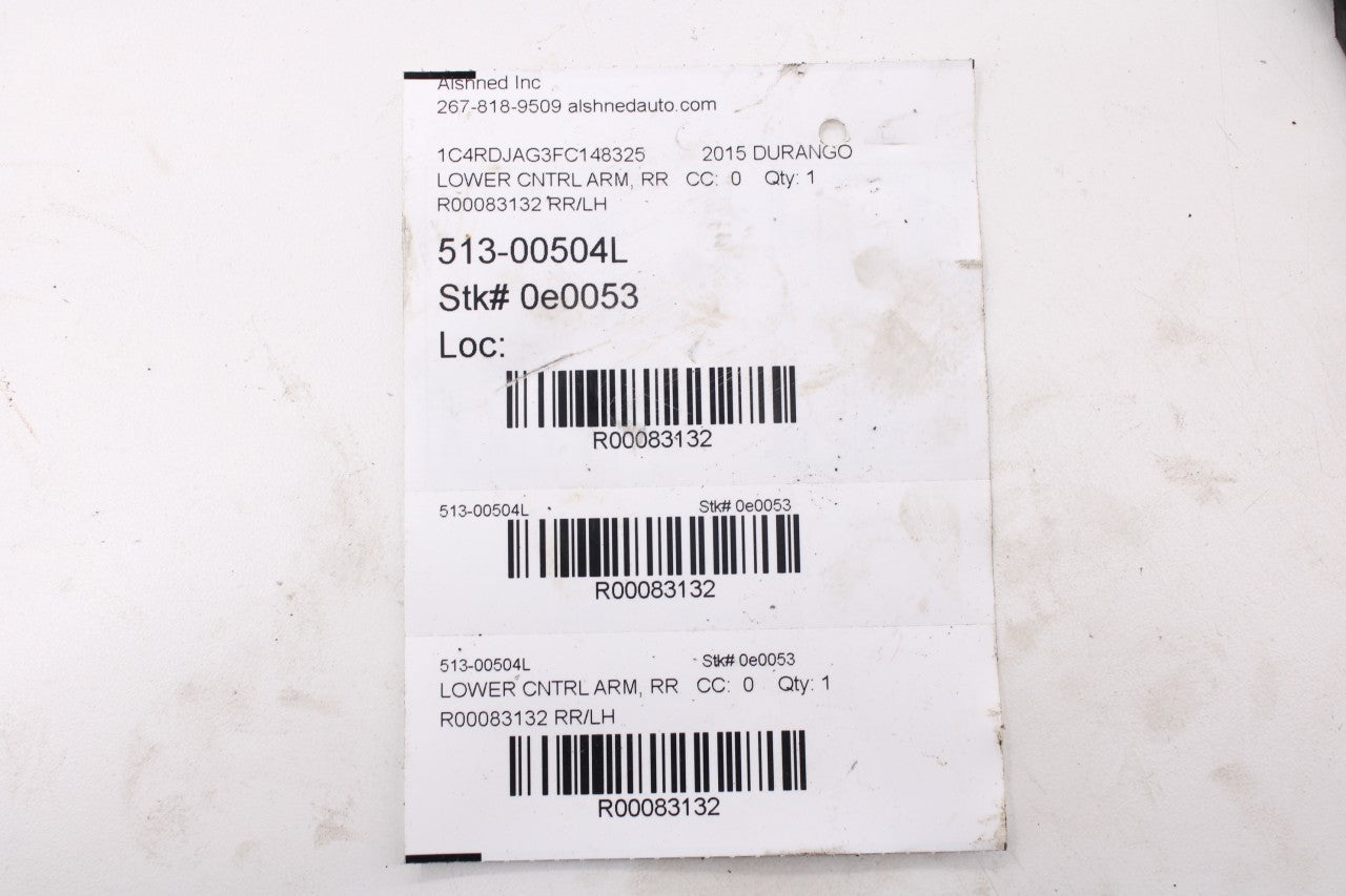 2014-2025 Dodge Durango SXT 3.6L AWD Rear Driver Left Side Control Arm Set of 321