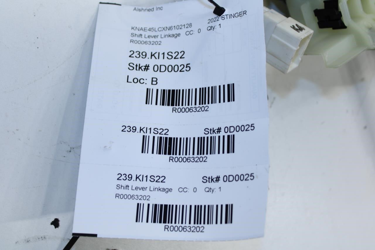 18-23 Kia Stinger GT1 Auto Transmission Gear Shifter Lever w/ Cable 46700-J5100 - Alshned Auto Parts