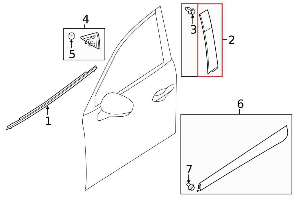 20-25 Mazda CX-30 2.5 S Front Left Side Door B Pillar Exterior Molding DGH950M21 - Alshned Auto Parts