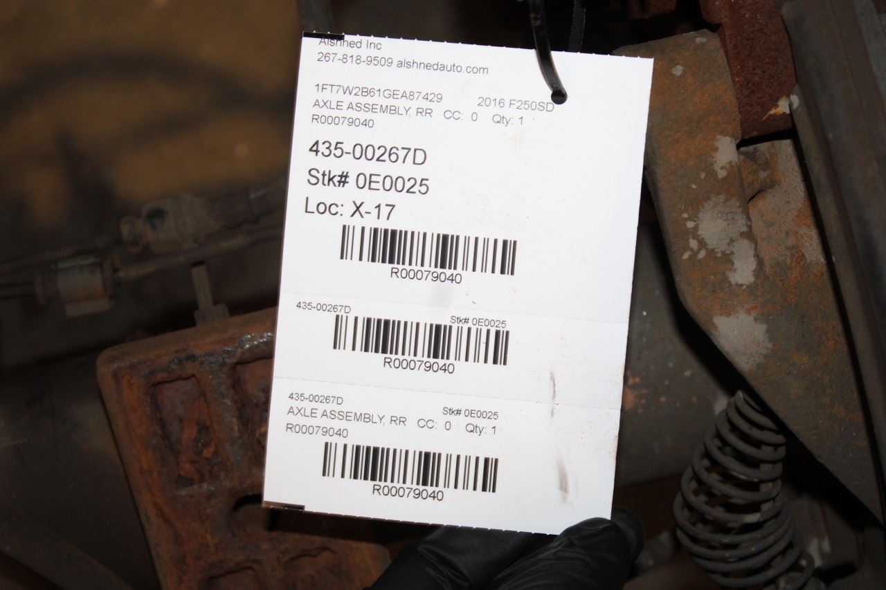 11-16 Ford F-250 Lariat 6.2L 4WD Rear Axle Differential Electronic Lock 3.73 rat - Alshned Auto Parts
