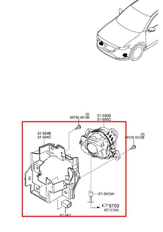 16-23 Mazda CX-9 Grand Touring Front Passenger RH Side LED Fog Light Lamp *ReaD* - Alshned Auto Parts