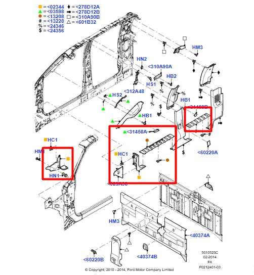 11-16 Ford F250 Lariat Front and Rear RH and LH Interior Trim Cover Set *ReaD* - Alshned Auto Parts