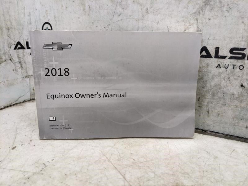 2018 Chevrolet Equinox Owners Manual Set 23143657C OEM - Alshned Auto Parts