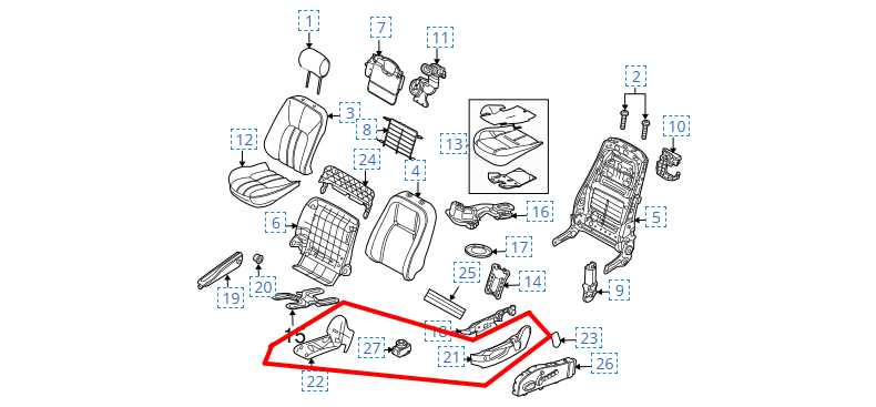 07-12 Land Rover Range Rover FR RH Seat Lower Trim Panel w/ Switch L0086469 OEM - Alshned Auto Parts