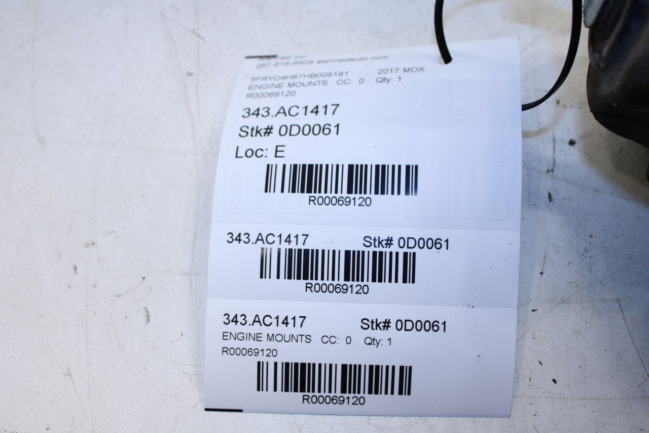 2014-2020 Acura MDX Advance 3.5L AWD Front Engine Motor Mount 50830-TZ5-A03 OEM - Alshned Auto Parts