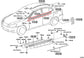 06-13 Lexus IS250 Front and Rear Right and Left Side Door Belt Molding Trim Set - Alshned Auto Parts