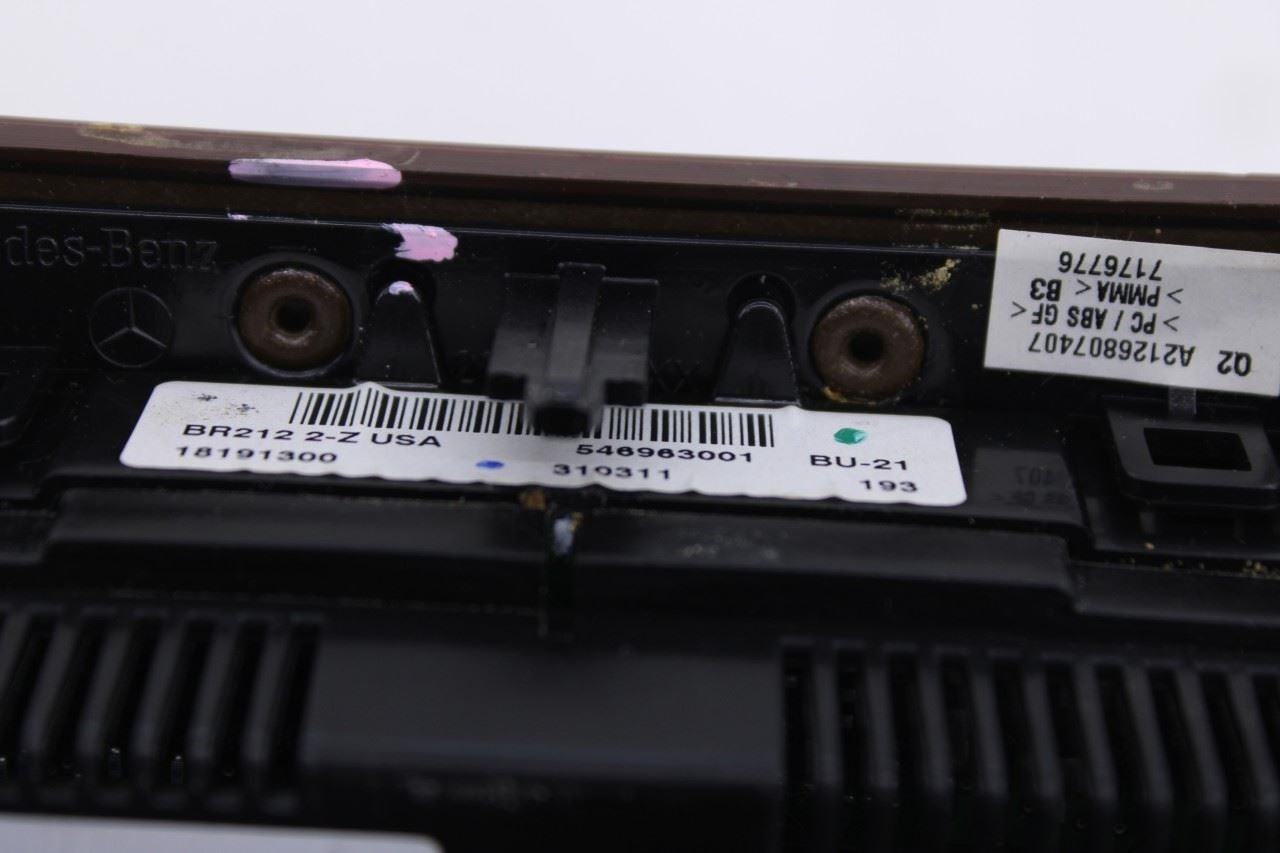 2010-13 Mercedes-Benz E 350 Luxury 4Matic AC Heater Temperature Climate Control16
