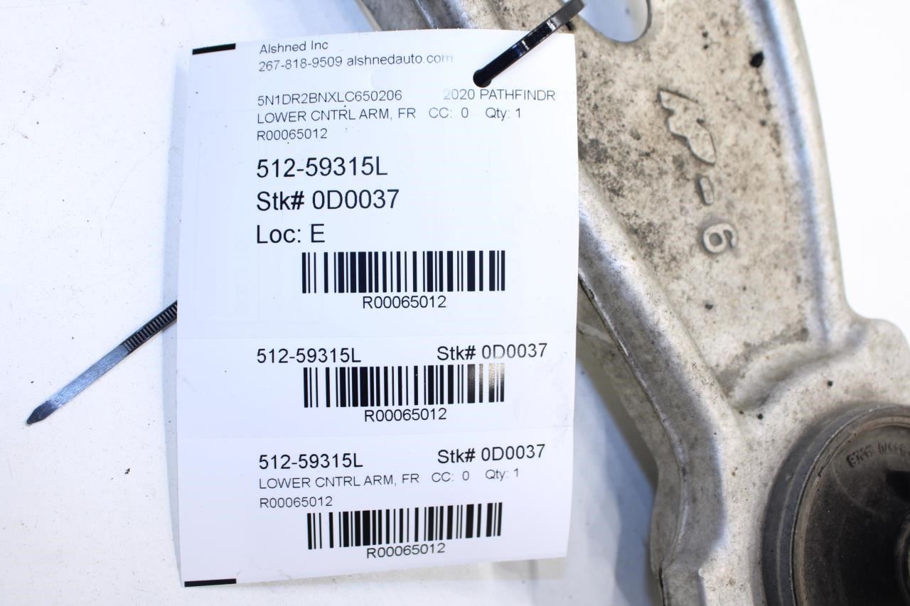 2013-2020 Nissan Pathfinder SV FWD Front Left Side Lower Control Arm 54501-3JA0D - Alshned Auto Parts