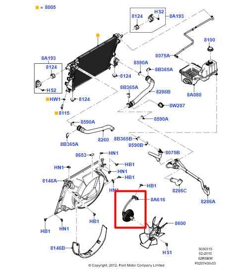 11-16 Ford F250 Lariat Crew Cab 6.2L Engine Cooling Fun Clutch BC34-8A616-EJ OEM - Alshned Auto Parts