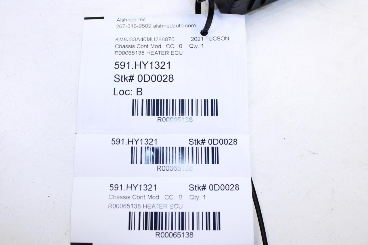 19-2021 Hyundai Tucson Value Front Right Seat Heated Control Module 88195-D3005 - Alshned Auto Parts