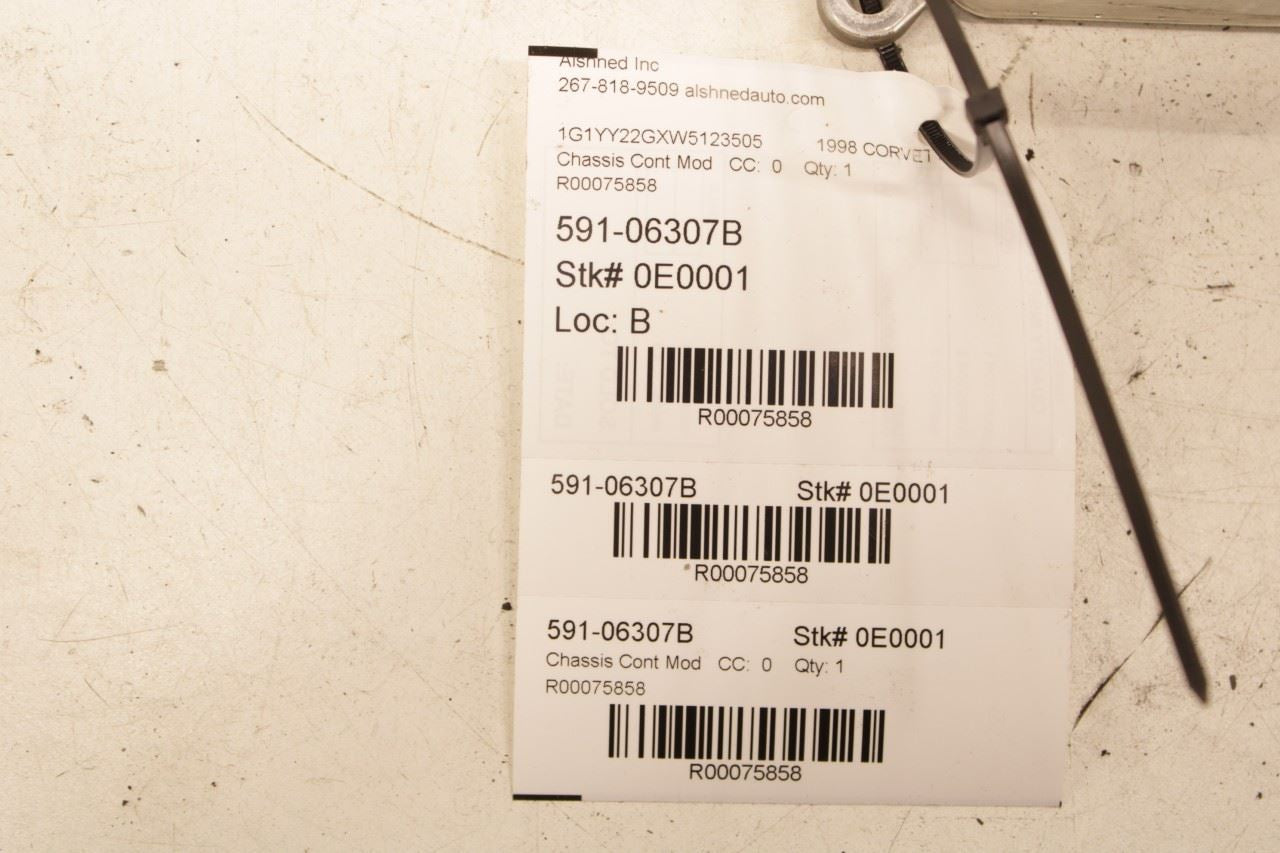 1997-1998 Chevrolet Corvette Air Bag SRS Restraints Computer Control Module 16259731 OEM - Alshned Auto Parts